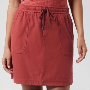 EUC Athleta Farallon Skirt Rustic Red Size XL Retail $79.00